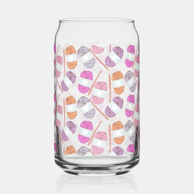 Crochet Craft Yarn Dosenglas (Vorderseite)