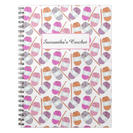 Crochet Craft Yarn Notizblock