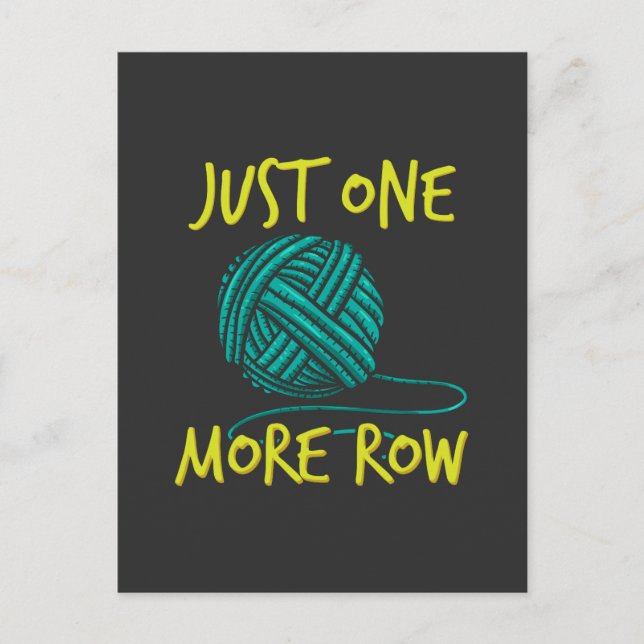 Crochet Crocheting Knitting Postkarte (Vorderseite)