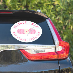 Crochet Crocheting Website benutzerdefinierter Fir Aufkleber