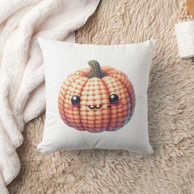 Crochet Cute Pumpkin Kissen (Decke)