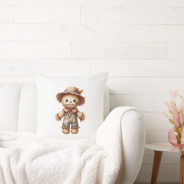 Crochet Cute Scarecrow Kissen (Liege)