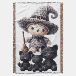 Crochet Cute Witch Decke