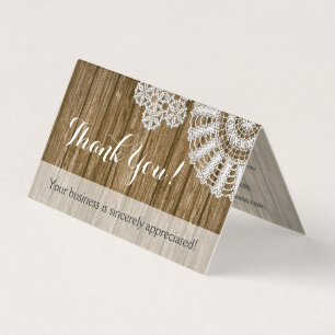 Crochet Doilies Rustic Wood Country Danke Karte