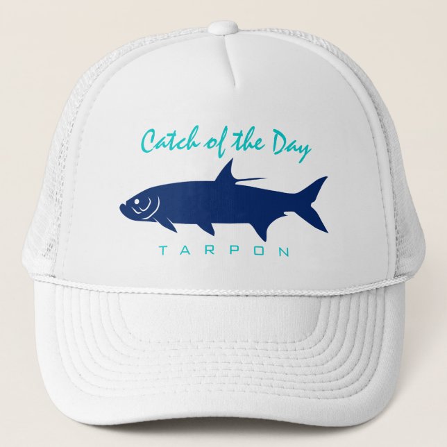 Crochet du jour - casquette de pêche de tarpon (Devant)