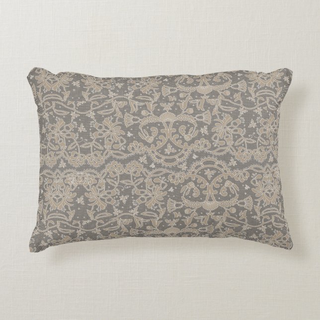 Crochet Embroidery Creation Dekokissen (Vorderseite)
