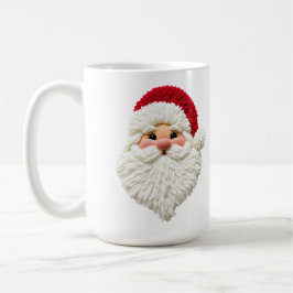 Crochet faux yarn Santa  Kaffeetasse