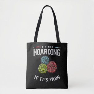 Crochet Hobby Crafting Yarn Knitter Tasche