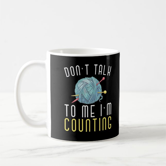 Crochet Hobby Crafting Yarn Lover Kaffeetasse (Links)