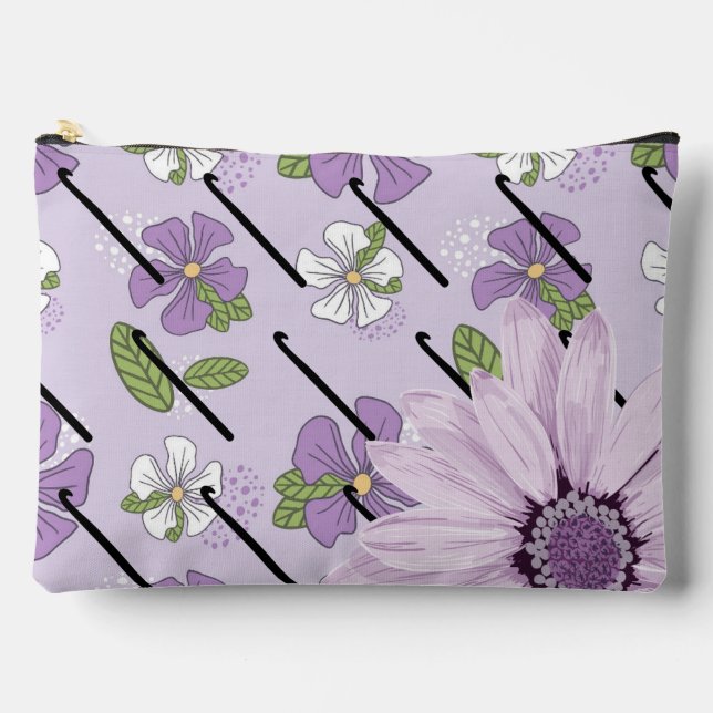 Crochet Hook Kit and Travel Pouch Bag Zubehörtasche (Vorderseite)
