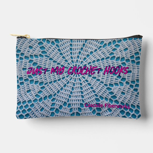Crochet Hook sac de voyage zippé sur mesure sac co (Recto)