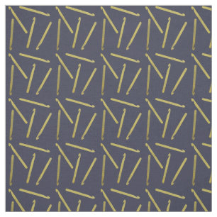 Crochet Hooks Cracks Gold + Midnight Blue Stoff