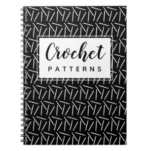 Crochet Hooks Yarn Handwerk Muster organisieren Du Notizblock