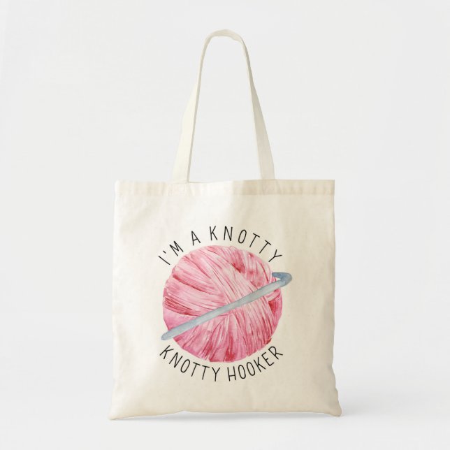 Crochet Joke Tragetasche (Vorne)