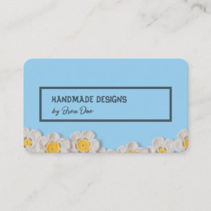 Crochet Knitting Business Card Visitenkarte