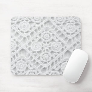 Crochet Lace Pattern Mousepad
