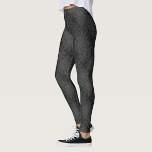 Crochet Look Leggings - Noir - HAMbyWG