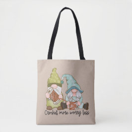 Crochet mehr Sorgen weniger Tote Tasche mit Niedli