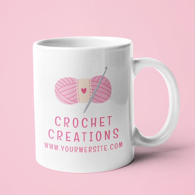 Crochet Modern Crochet Personalisiert Business Kaffeetasse (Von Creator hochgeladen)