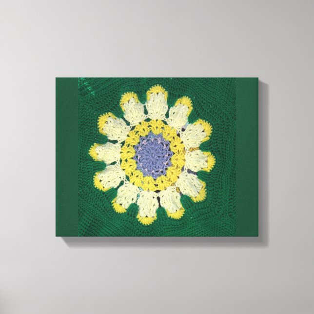 Crochet Pattern - Daisy Leinwanddruck (Vorderseite)