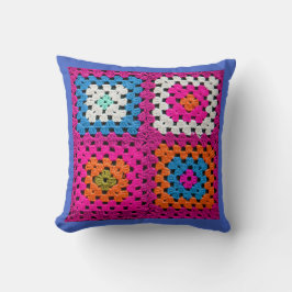 Crochet Square Vivio Colors Crochet Lovers Kissen