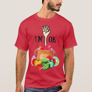 Crochet Strick Im Ok Garn Nähen Knitterlover T-Shirt