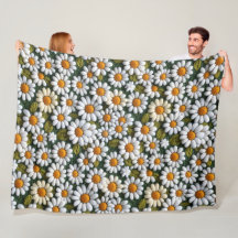 Crochet White Daisies Spring Wildflowers