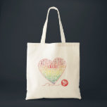 Crochet Words-Tasche Tragetasche<br><div class="desc">Tragen Sie Ihr Garn in dieser Leinwand Tasche und lasse der Welt wissen,  wie viel Sie Liebe zu häkeln!</div>