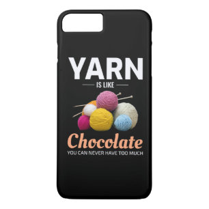 Crocheting Crochet Chocolate Knitter Crochet Case-Mate iPhone Hülle