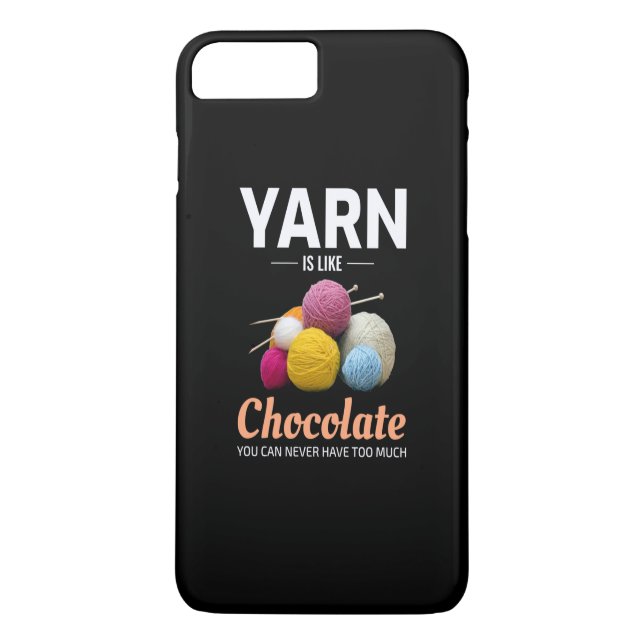 Crocheting Crochet Chocolate Knitter Crochet Case-Mate iPhone Hülle (Rückseite)