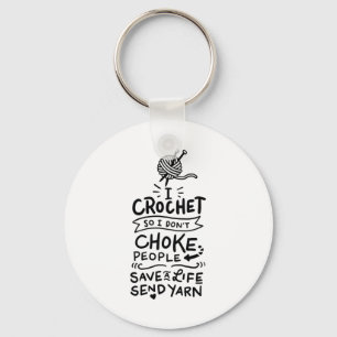 Crocheting Crochet Wool Schlüsselanhänger