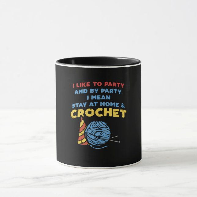 Crocheting Crochet Yarn Tasse (Zentrum)