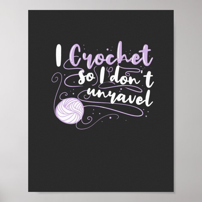 Crocheting-Geschenke Poster (Vorne)