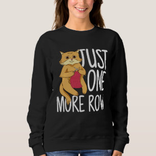 Crocheting Knitting Cat Sweatshirt