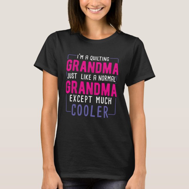 Crocheting Knitting Crochet  Crocheter Quilting Gr T-Shirt (Vorderseite)