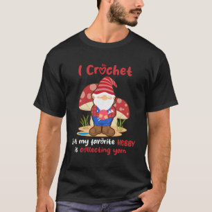 Crocheting Strick Garn Seamstress Knitting Gnome L T-Shirt