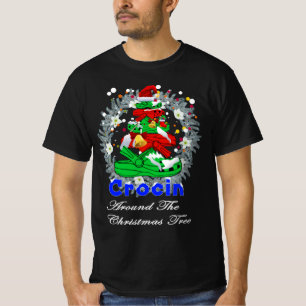 Crocin rund um den frohen Weihnachtsbaum T-Shirt
