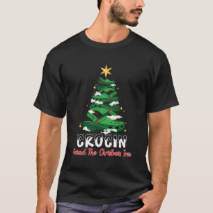 Crocin um den Weihnachtsbaum Funny Xmas 2020 G T-Shirt