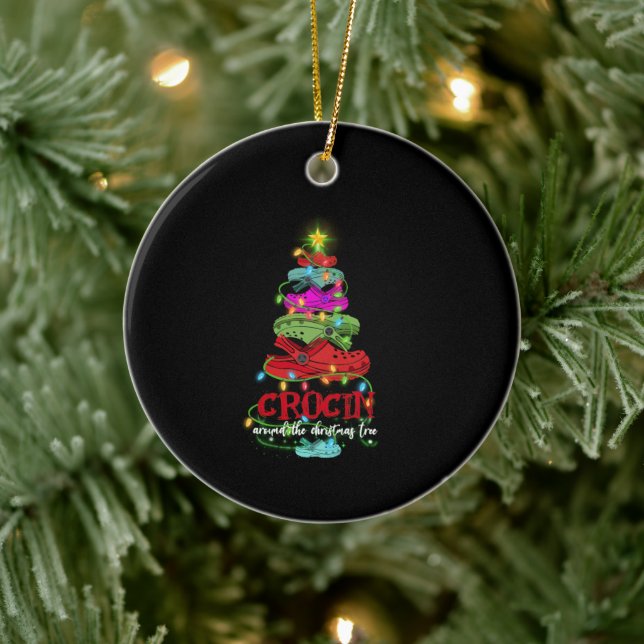 Crocin um den Weihnachtsbaum Keramik Ornament (Baum)