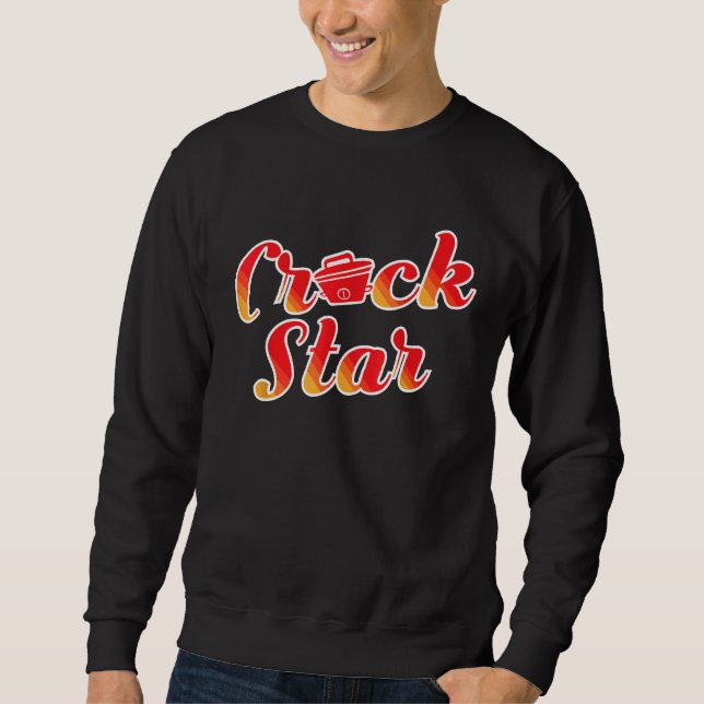 Crock Star Christmas Slow Cook Pot Koch Sweatshirt (Vorderseite)