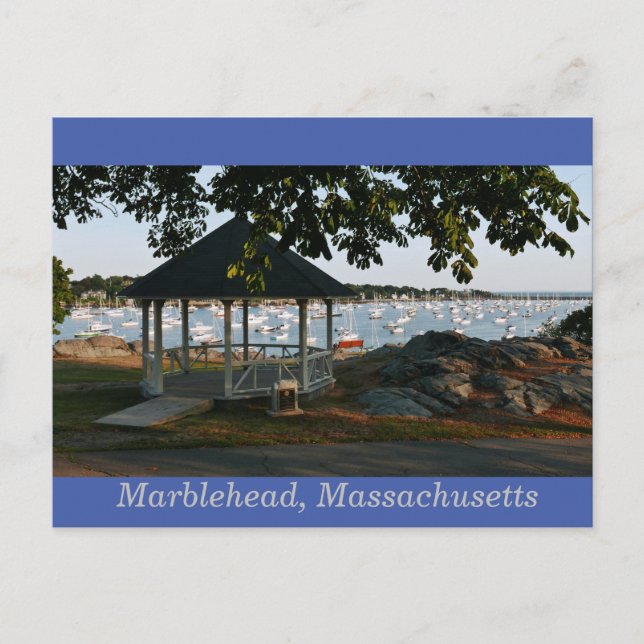 Crocker Park, Marmor Massachusetts Postkarte (Vorderseite)