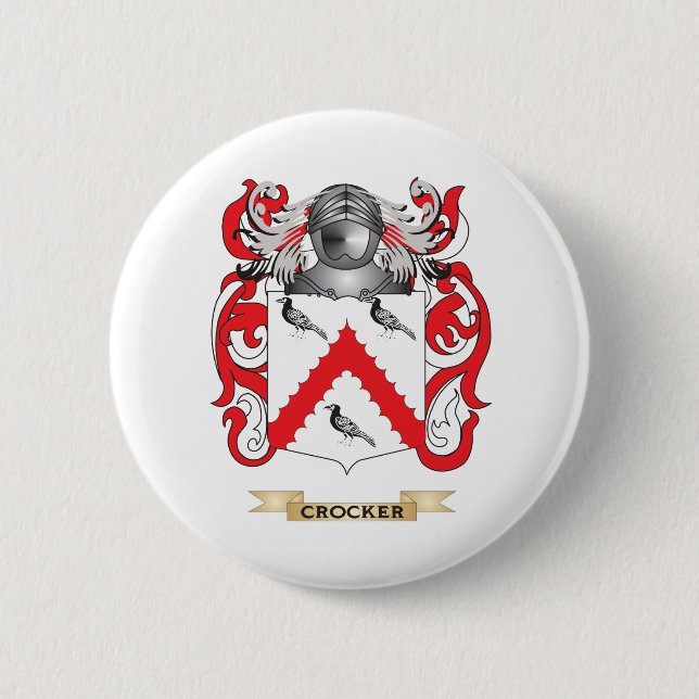 Crocker Wappen Button (Vorderseite)