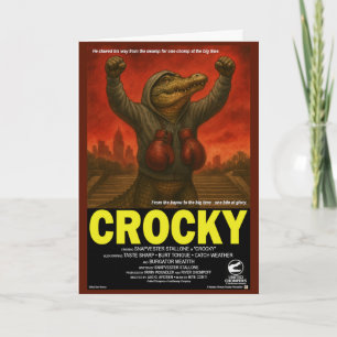 Crocky Klassische Filmparodie Karte