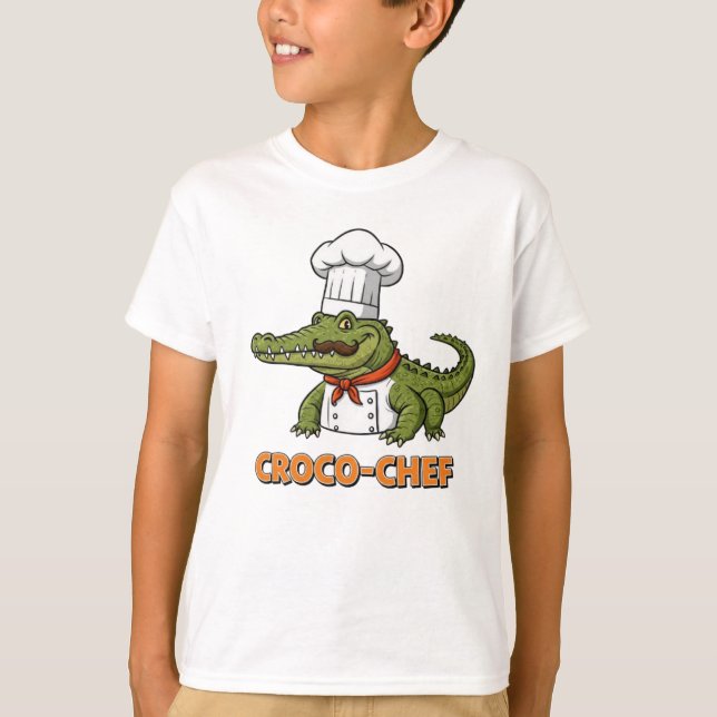 Croco-Koch: Kulinarisches Meisterwerk T-Shirt (Vorderseite)