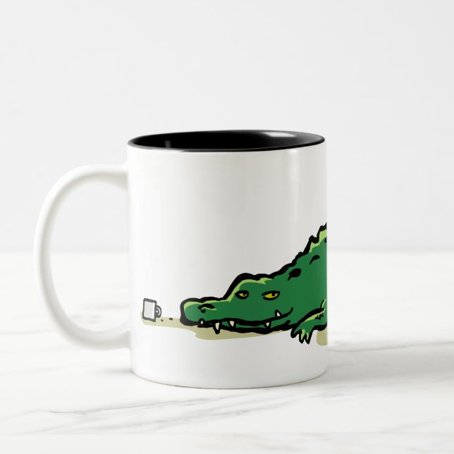 croco mug zweifarbige tasse (Links)