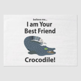 Crocodile Alligator Funny Crocodile Seidenpapier