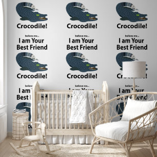 Crocodile Alligator Funny Crocodile Tapete