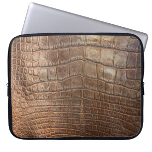 Crocodile Animal Print Reptile Banile Alligator Laptopschutzhülle
