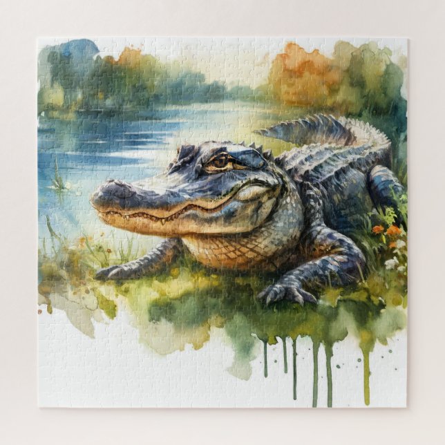 Crocodile Charm REF172 - Watercolor (Vertikal)