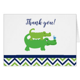 Crocodile de l'alligator preppy plié Merci Notes